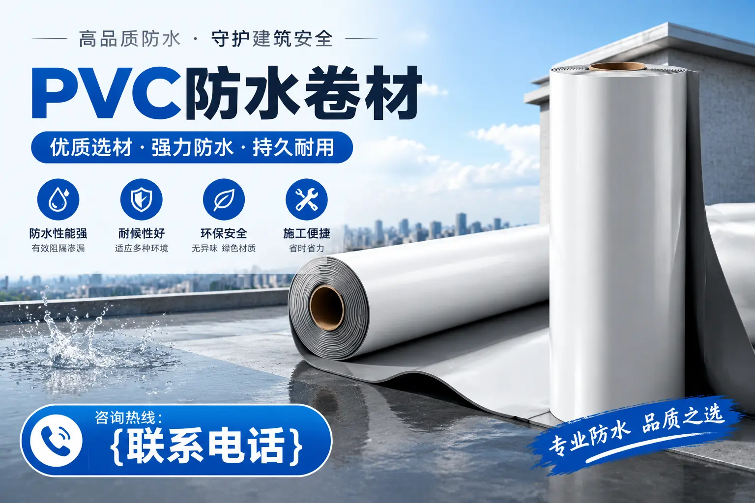 PVC防水卷材的选购技巧与注意事项,助您在湘西找到合适产品